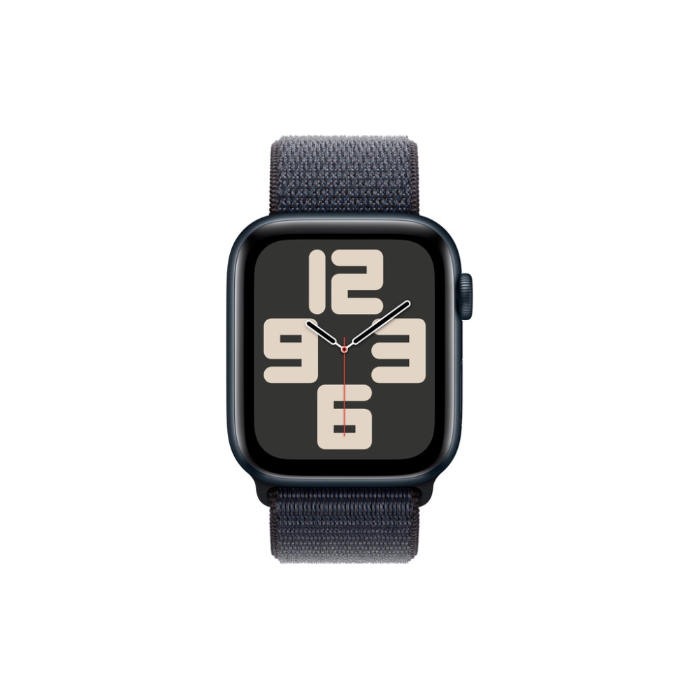 Смарт-годинник Apple Watch SE 2024 GPS 40mm Midnight Aluminium Case with Ink Sport Loop (MXEA3QH/A)