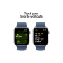 Смарт-годинник Apple Watch SE 2024 GPS 40mm Silver Aluminium Case with Denim Sport Band - M/L (MXED3QH/A) Смарт-годинник Apple Watch SE 2024 GPS 40mm Silver Aluminium Case with Denim Sport Band - M/L (MXED3QH/A)