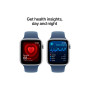 Смарт-годинник Apple Watch SE 2024 GPS 44mm Silver Aluminium Case with Denim Sport Band - M/L (MXER3QH/A) Смарт-годинник Apple Watch SE 2024 GPS 44mm Silver Aluminium Case with Denim Sport Band - M/L (MXER3QH/A)