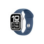 Смарт-годинник Apple Watch Series 10 GPS 42mm Silver Aluminium Case with Denim Sport Band - M/L (MWWC3QH/A) Смарт-годинник Apple Watch Series 10 GPS 42mm Silver Aluminium Case with Denim Sport Band - M/L (MWWC3QH/A)