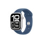 Смарт-годинник Apple Watch Series 10 GPS 46mm Silver Aluminium Case with Denim Sport Band - M/L (MWWM3QH/A) Смарт-годинник Apple Watch Series 10 GPS 46mm Silver Aluminium Case with Denim Sport Band - M/L (MWWM3QH/A)