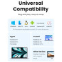 Мишка Ugreen MU105 Wireless Gray (90669)