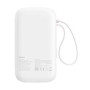 Батарея універсальна Baseus QPow2 20000mAh 30W, with 2*Type-C Cable, White (P10055009213-00) Батарея універсальна Baseus QPow2 20000mAh 30W, with 2*Type-C Cable, White (P10055009213-00)