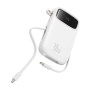 Батарея універсальна Baseus QPow2 20000mAh 30W, with 2*Type-C Cable, White (P10055009213-00) Батарея універсальна Baseus QPow2 20000mAh 30W, with 2*Type-C Cable, White (P10055009213-00)
