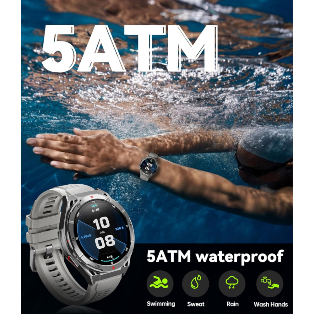 Смарт-годинник OUKITEL BT12 Grey (6931940789585)