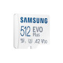 Карта пам'яті Samsung 512 GB microSDXC Class 10 UHS-I U3 V30 A2 EVO Plus+SD Adapte (MB-MC512SA/EU) Карта пам'яті Samsung 512 GB microSDXC Class 10 UHS-I U3 V30 A2 EVO Plus+SD Adapte (MB-MC512SA/EU)