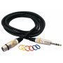 Мікрофонний кабель RockCable Microphone Cable - XLR (f) / TRS Jack 3m (RCL 30383 D6 F BA) Мікрофонний кабель RockCable Microphone Cable - XLR (f) / TRS Jack 3m (RCL 30383 D6 F BA)