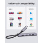 Концентратор Ugreen USB3.1 Type-C to HDMI 4K60Hz/USB 3.0х2/SD/TF/PD 100W 5-in-1 CM511 (60383) Концентратор Ugreen USB3.1 Type-C to HDMI 4K60Hz/USB 3.0х2/SD/TF/PD 100W 5-in-1 CM511 (60383)