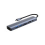 Концентратор Dynamode 7-in-1 USB-C to HDTV 4K/30Hz, 2хUSB3.0, RJ45, USB-C PD 100W, SD/MicroSD (BYL-2303) Концентратор Dynamode 7-in-1 USB-C to HDTV 4K/30Hz, 2хUSB3.0, RJ45, USB-C PD 100W, SD/MicroSD (BYL-2303)