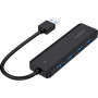 Концентратор Gembird 4 ports USB 3.1,USB-A, USB-C PD (UHB-U3P4P-02) Концентратор Gembird 4 ports USB 3.1,USB-A, USB-C PD (UHB-U3P4P-02)