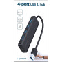 Концентратор Gembird 4 ports USB 3.1,USB-A, USB-C PD (UHB-U3P4P-02) Концентратор Gembird 4 ports USB 3.1,USB-A, USB-C PD (UHB-U3P4P-02)