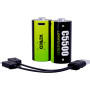 Акумулятор Verico C/R14 USB Type-C 3700mAh 1.5V Li-ion * 2 (LoopEnergy) (1BTOV-A4N0A2-NN) Акумулятор Verico C/R14 USB Type-C 3700mAh 1.5V Li-ion * 2 (LoopEnergy) (1BTOV-A4N0A2-NN)