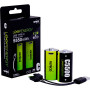 Акумулятор Verico C/R14 USB Type-C 3700mAh 1.5V Li-ion * 2 (LoopEnergy) (1BTOV-A4N0A2-NN) Акумулятор Verico C/R14 USB Type-C 3700mAh 1.5V Li-ion * 2 (LoopEnergy) (1BTOV-A4N0A2-NN)