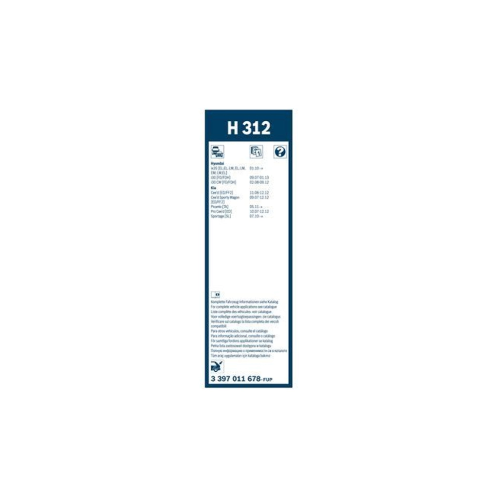Щітка склоочисника Bosch 3 397 011 678
