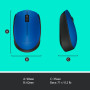 Мишка Logitech M171 Blue (910-004640) Мишка Logitech M171 Blue (910-004640)