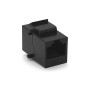 Модуль Keystone прохідний в рамку 1+1 RJ45 кат.5E UTP, Black Voltronic (30343) Модуль Keystone прохідний в рамку 1+1 RJ45 кат.5E UTP, Black Voltronic (30343)
