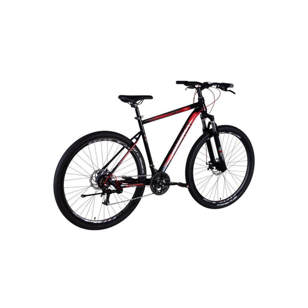 Велосипед Discovery 29" TREK DD рама-21" ST 2025 чорно-червоний (OPS-SP-29-083)