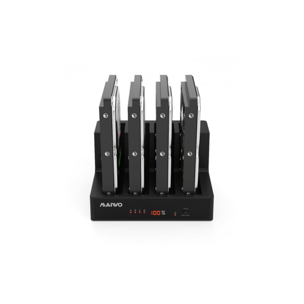 Док-станція для накопичувачів Maiwo 4*HDD 2,5"/3,5" SATA/SSD USB3.0 (K3094A)