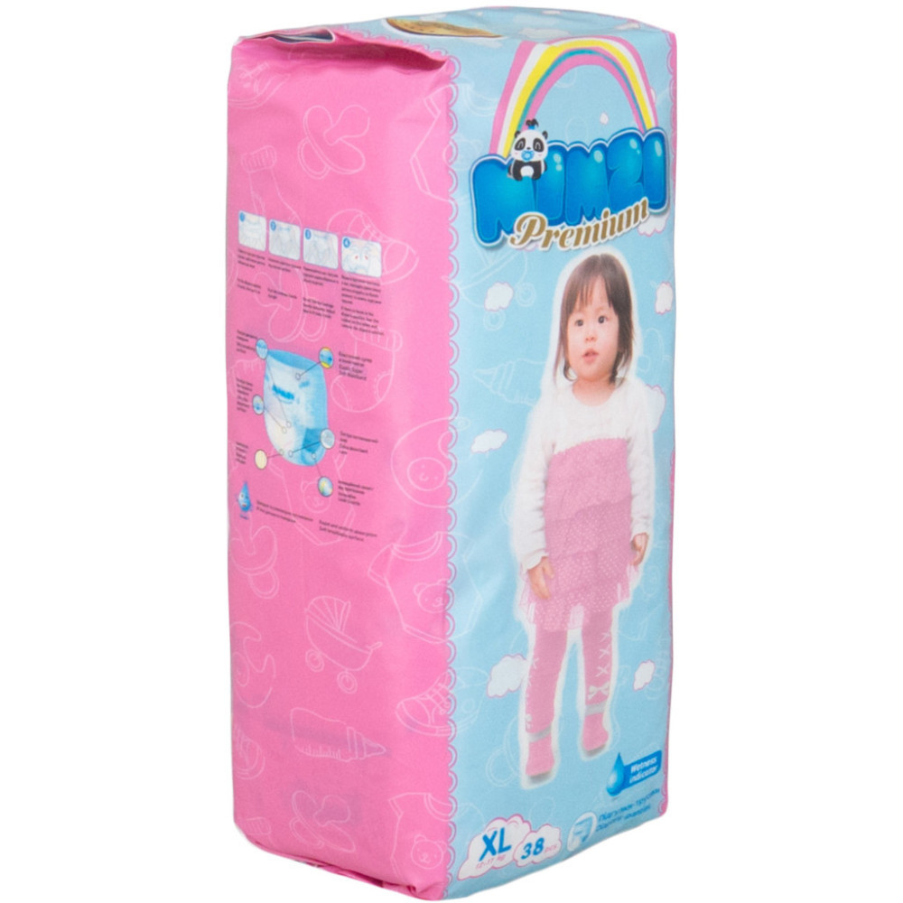 Підгузки Mimzi XL 12-17 кг 38 шт. (MPXL38) (4820209800142)