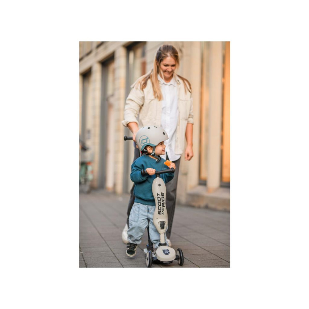 Самокат Scoot&Ride Highwaykick-1 Push and Go світло-сірий (SR-240527-ASH)