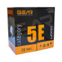 Кабель мережевий UTP 305м, cat.5e, CCA, 4*2*0,50, PVC, indoor, grey GEAR (GEC-UTPCCA050305) Кабель мережевий UTP 305м, cat.5e, CCA, 4*2*0,50, PVC, indoor, grey GEAR (GEC-UTPCCA050305)