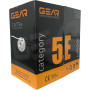 Кабель мережевий GEAR FTP 305м, cat.5e, CCA, 4*2*0,51, indoor (GEC-FTPCCA051305) Кабель мережевий GEAR FTP 305м, cat.5e, CCA, 4*2*0,51, indoor (GEC-FTPCCA051305)
