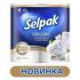 Туалетний папір Selpak Deluxe Cotton Enriched 3 шари 4 рулони (8690530046566) Туалетний папір Selpak Deluxe Cotton Enriched 3 шари 4 рулони (8690530046566)