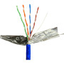 Кабель мережевий GEAR FTP 100м, cat.5e, CCA(25), 4*2*0,51, PVC, indoor, blue (GEC-FTPCCA25051100) Кабель мережевий GEAR FTP 100м, cat.5e, CCA(25), 4*2*0,51, PVC, indoor, blue (GEC-FTPCCA25051100)