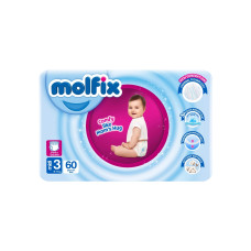 Підгузки Molfix Трусики 3 midi 6-11 кг 60 шт (8690536842704)