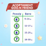 Підгузки GOO.N Friend Трусики 9-14 кг Розмір 4 90 шт (F1010117-004) Підгузки GOO.N Friend Трусики 9-14 кг Розмір 4 90 шт (F1010117-004)