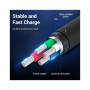 Дата кабель USB 2.0 AM to Micro 5P 0.25m 3.0A (18W) PVC Gray Aluminum Alloy Vention (COAHC) Дата кабель USB 2.0 AM to Micro 5P 0.25m 3.0A (18W) PVC Gray Aluminum Alloy Vention (COAHC)
