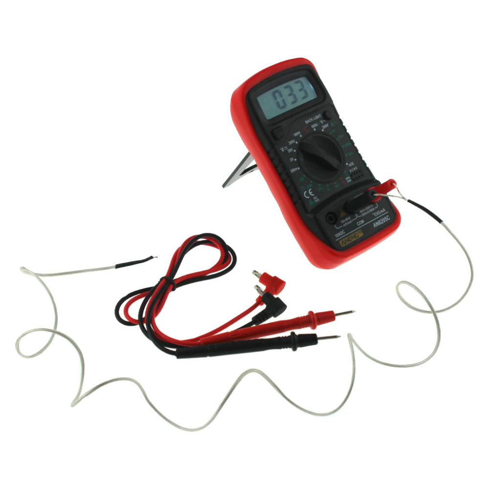 Цифровий мультиметр ANENG AN8205C, V, A, R, T, функция hFE (AN8205C)