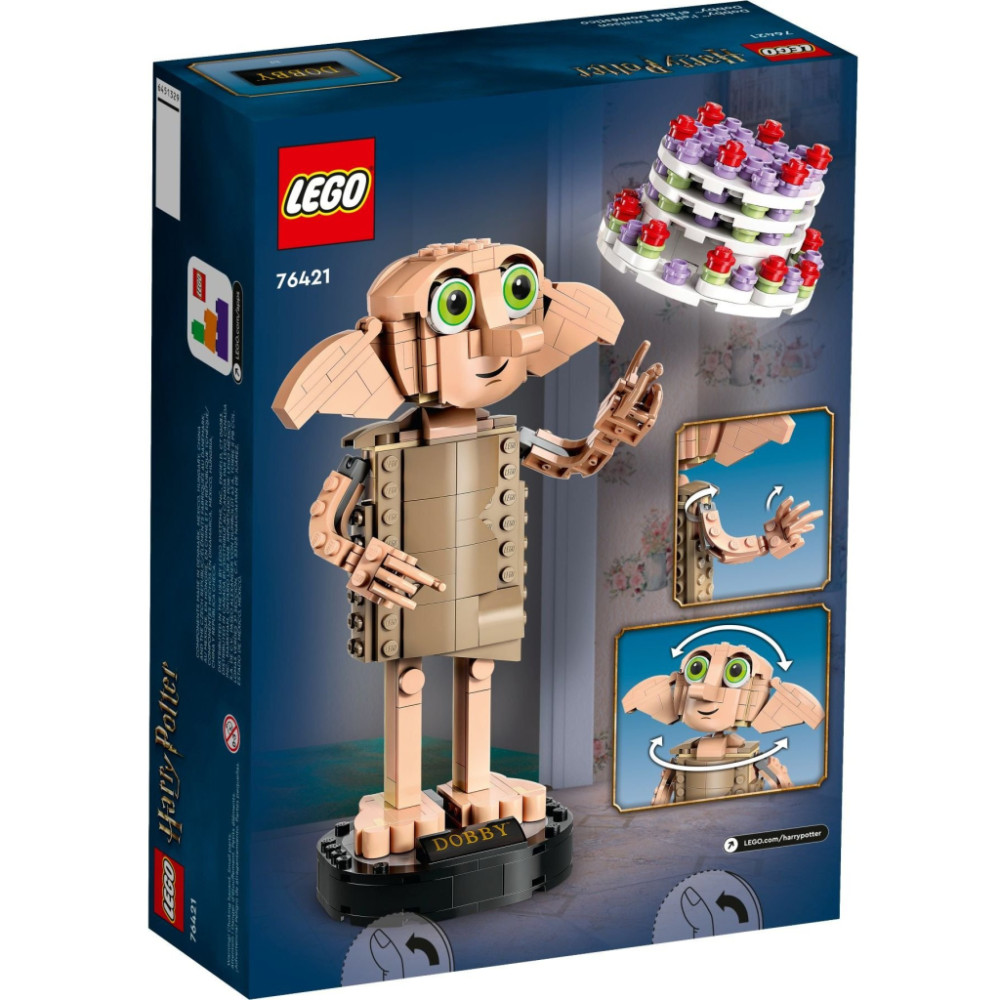 Конструктор LEGO Harry Potter Добі домашній ельф 403 елемента (76421)