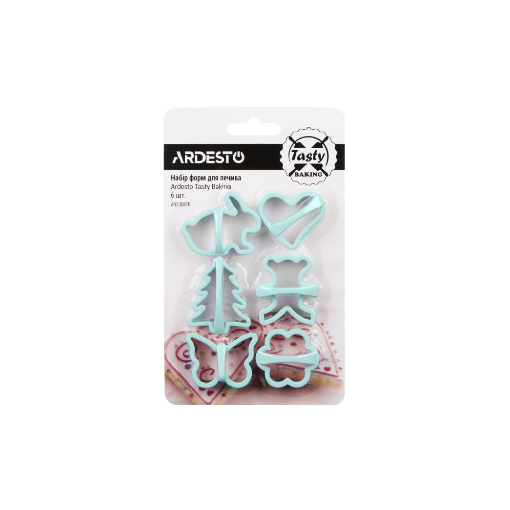 Форма для випікання Ardesto Tasty Baking Set 6 шт Tiffany Blue (AR2308TP)