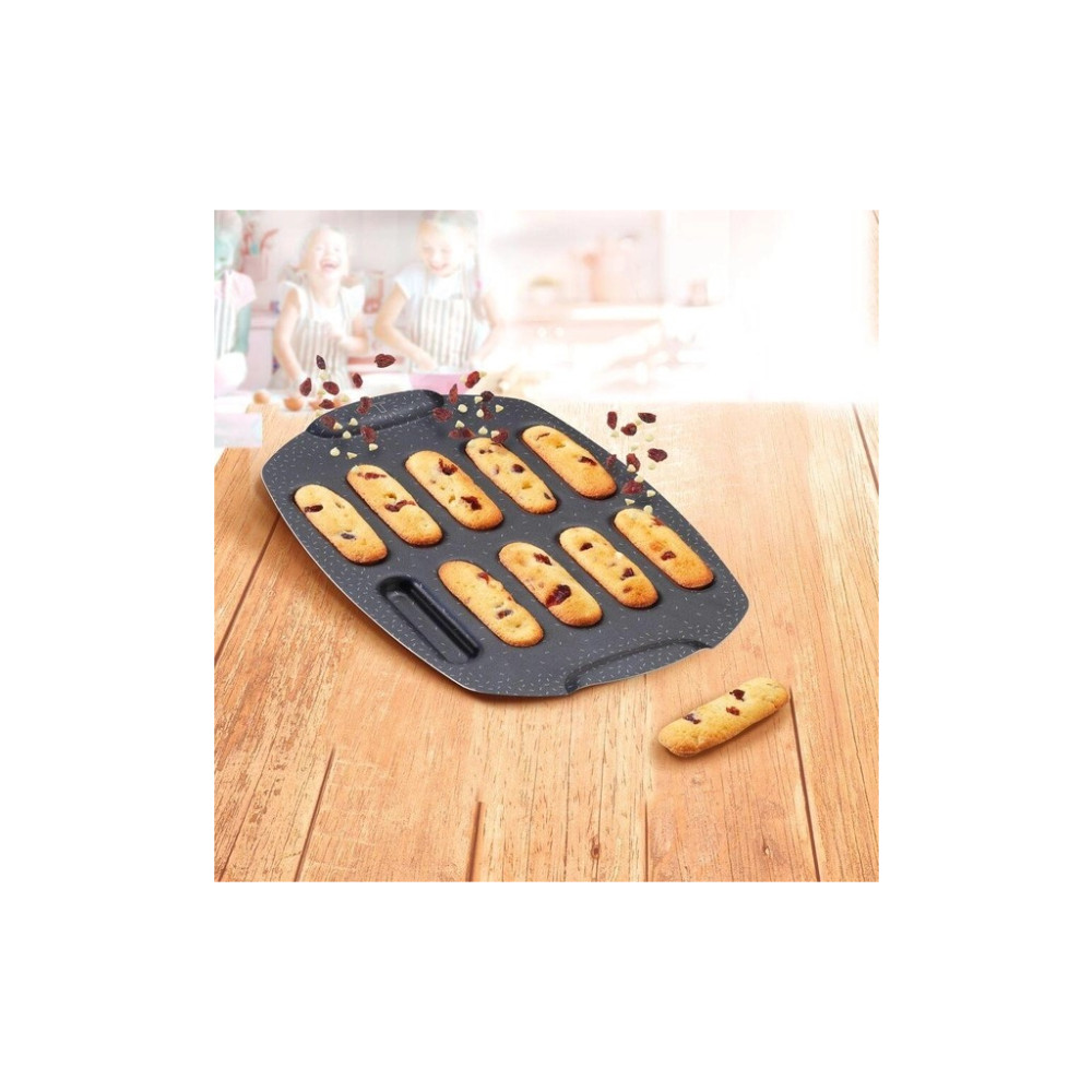 Форма для випікання Tefal PerfectBake, 10 форм, прямокутний 21х29см, алюміній, коричневий (J5734302)