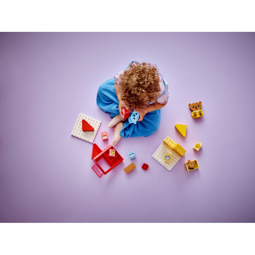 Конструктор LEGO DUPLO My First Повсякденні процедури: Час вечері й сну 28 деталей (10414)