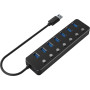 Концентратор Gembird USB 3.0 7 ports (UHB-U3P7P-01) Концентратор Gembird USB 3.0 7 ports (UHB-U3P7P-01)