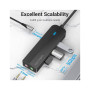 Концентратор Vention USB 3.1 Type-C to 3xUSB 3.0+MicroUSB+3.5mm Sound Adapter black (TGQBB) Концентратор Vention USB 3.1 Type-C to 3xUSB 3.0+MicroUSB+3.5mm Sound Adapter black (TGQBB)