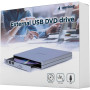 Оптичний привід DVD-RW Gembird DVD-USB-02-SV Оптичний привід DVD-RW Gembird DVD-USB-02-SV