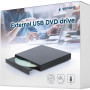 Оптичний привід DVD-RW Gembird DVD-USB-04 Оптичний привід DVD-RW Gembird DVD-USB-04