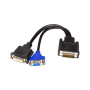Перехідник DVI-I (M) to DVI-D (F) + VGA (F), 0.3m PowerPlant (CA912551) Перехідник DVI-I (M) to DVI-D (F) + VGA (F), 0.3m PowerPlant (CA912551)