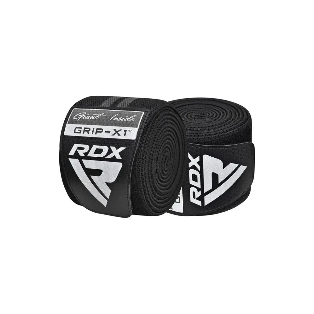 Бинт для спорту RDX KR11 Gym Knee Wrap Black/Grey (WAH-KR11BG)