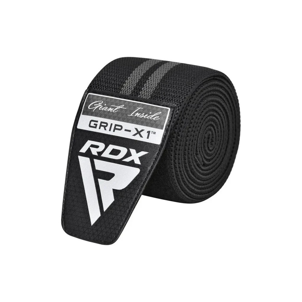 Бинт для спорту RDX KR11 Gym Knee Wrap Black/Grey (WAH-KR11BG)