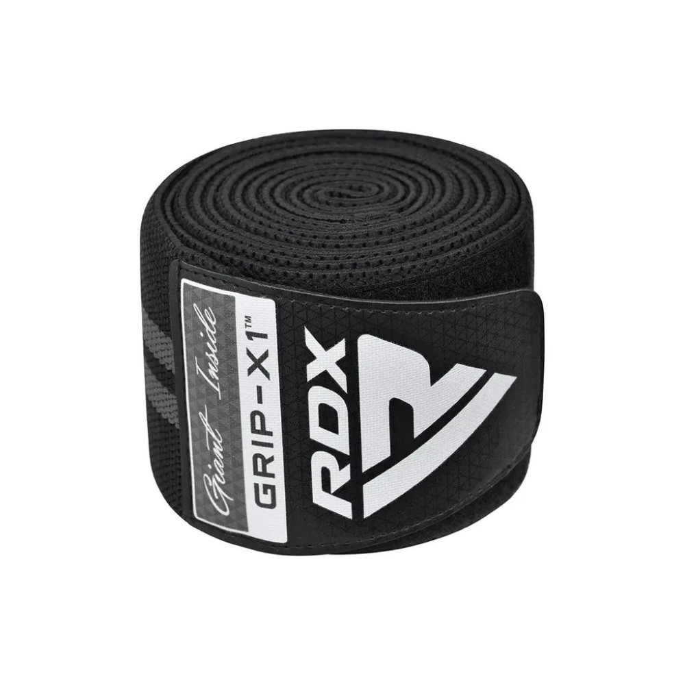 Бинт для спорту RDX KR11 Gym Knee Wrap Black/Grey (WAH-KR11BG)