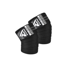 Бинт для спорту RDX KR11 Gym Knee Wrap Black/Grey (WAH-KR11BG)