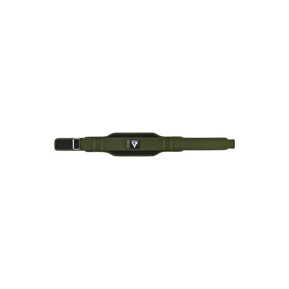 Атлетичний пояс RDX RX5 Double Belt неопреновий Army Green XL (WBD-RX5AG-XL)