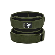 Атлетичний пояс RDX RX5 Double Belt неопреновий Army Green XL (WBD-RX5AG-XL)