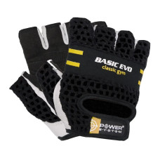 Рукавички для фітнесу Power System PS-2100 Basic EVO Black/Yellow Line XXL (PS_2100E_XXL_Black/Yellow)