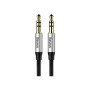 Кабель мультимедійний 3.5mm M to 3.5mm M 0.5m black-silver Baseus (CAM30-AS1) Кабель мультимедійний 3.5mm M to 3.5mm M 0.5m black-silver Baseus (CAM30-AS1)