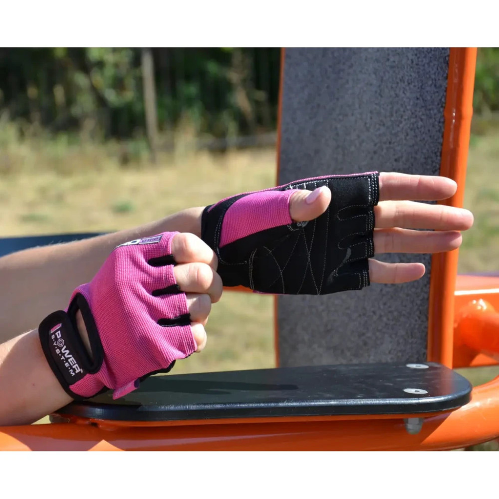 Рукавички для фітнесу Power System PS-2250 Pro Grip жіночі Pink M (PS-2250_M_Pink)